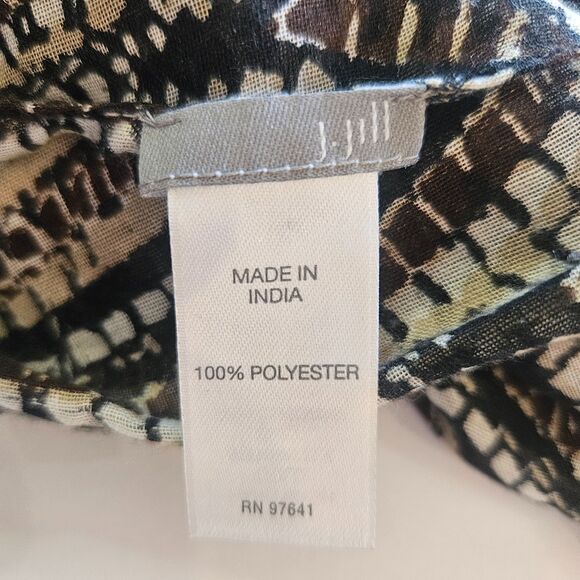 2 J. Jill Head Scarves 50X20" Mosaic Patterned Pink Black and Grey - Picture 2 of 6